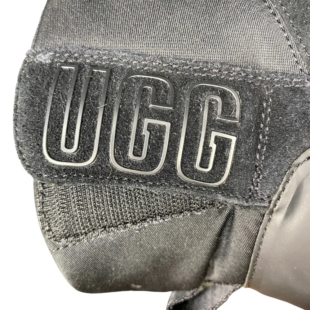 UGG Kid Preteen Black Classic Klamath Mini Puffer Waterproof Winter Boots Size 5